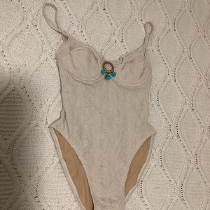 Size small beige boho bikini